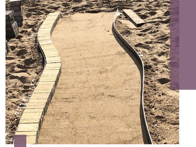 Металлические бордюры для тротуаров в Алексине — прочные и долговечные