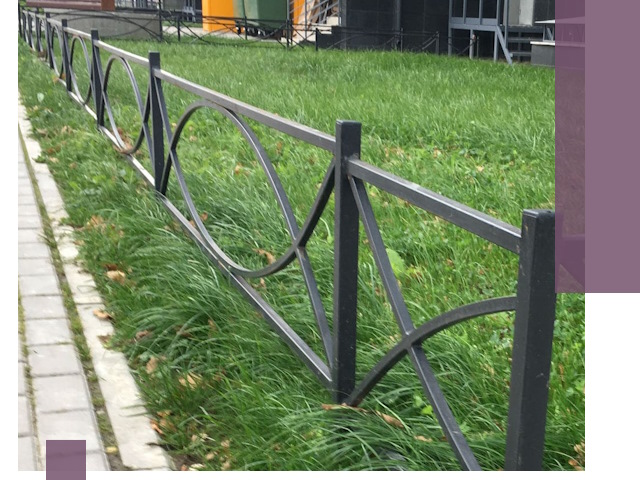 Газонные ограждения из металла в Алексине — монтаж и продажа