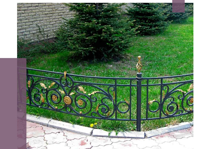 Кованые газонные ограждения в Алексине от 8186 руб. — ПРОЛЁТ-Лкс