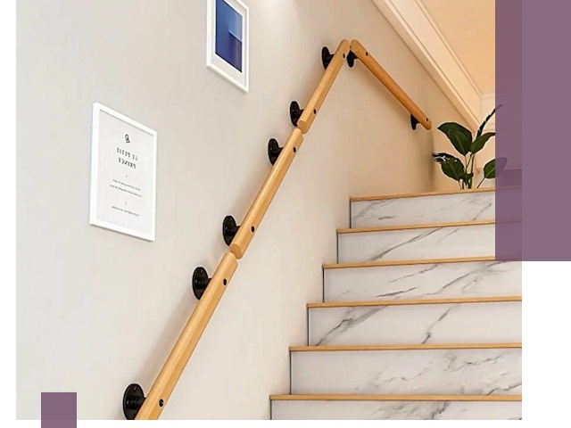 Поручни металлические и деревянные под ключ в Алексине