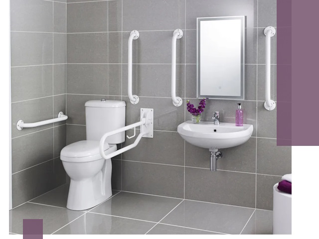 Поручни для санузлов в Алексине: установка, ремонт и монтаж